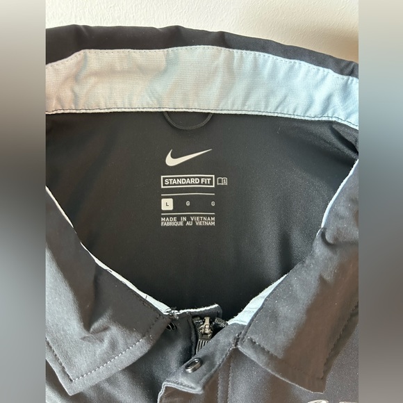 Nike New York Yankees Team Clubhouse Black Jacket Vented MLB Baseball Men’s Sz:L - Picture 3 of 6